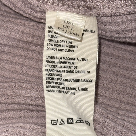 We the Free Free People Owen Oversized Thermal Fair Orchid - Picture 10 of 15